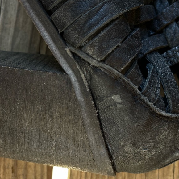 Free People Carerra Woven Leather Shoes / Booties - Picture 9 of 9